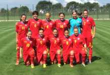 NAŢIONALA DE FOTBAL FEMININ A ROMÂNIEI A REMIZAT CU SERBIA