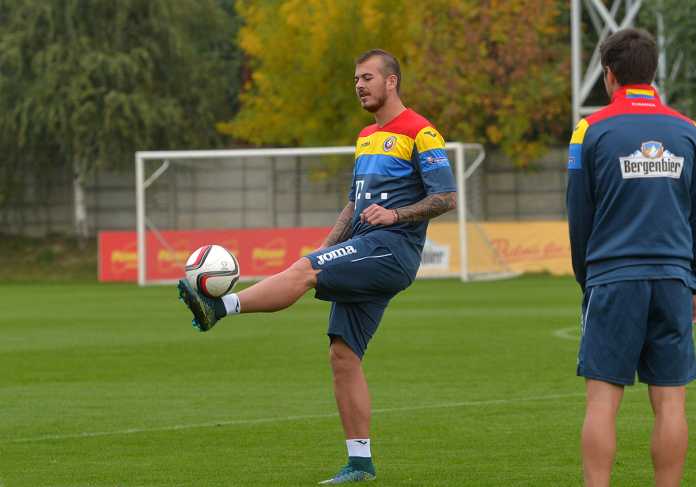 FOTBAL - PRELIMINARII CE - ANTRENAMENT- ROMANIA
