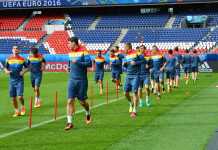 Ultimul antrenament înaintea meciului cu Albania