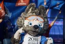 Lupul Zabivaka, mascota Cupei Mondiale 2018