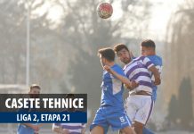 Casetele de meci ale celei de-a 21-a etape din sezonul 2016-2017 al eşalonului secund