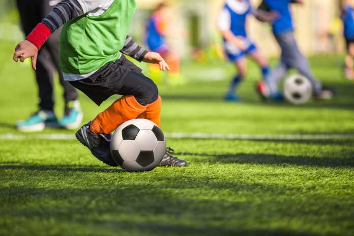 50563271 - football training for children