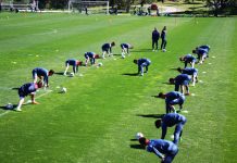 Primul antrenament al selecționatei U21 în Spania