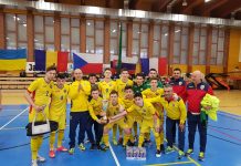 Naționala U19 a României a pierdut finala turneului de futsal de la Vsetín, dar s-a acoperit de laude