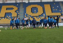 Ultimul antrenament înaintea meciului cu Serbia
