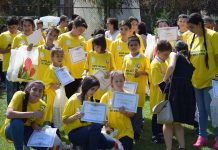 Federația Română de Fotbal a susținut evenimentul ,,Copii activi de ziua lor”