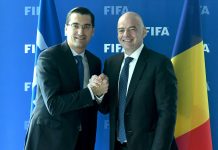 Întrevedere a președintelui Răzvan Burleanu cu președintele FIFA Burleanu Infantino
