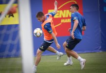 În linie dreaptă spre Norvegia: imagini de la antrenamentul naționalei