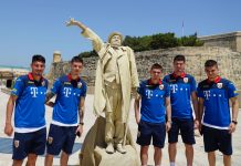 FOTO | Tricolorii s-au relaxat în centrul orașului La Valletta