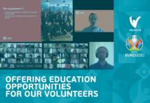 50 volunteers from the EURO 2020 Volunteer Program participated in Youth Council 2020