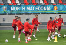Austria și Macedonia de Nord s-au antrenat pe stadionul Steaua înaintea meciului de la EURO 2020