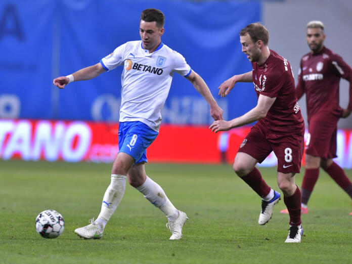 FOTBAL:UNIVERSITATEA CRAIOVA-CFR CLUJ, LIGA 1 CASA PARIURILOR (11.04.2021)