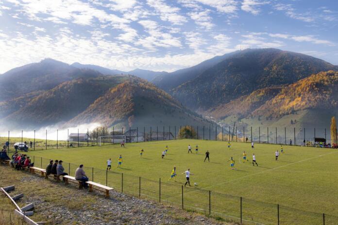 Stadionul din Comuna Leșu (Bistrița Năsăud)