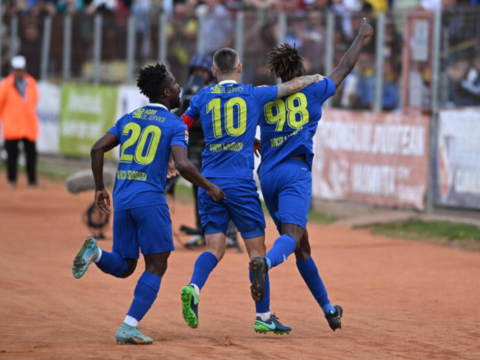 FOTBAL:UNIREA SLOBOZIA-CSIKSZEREDA MIERCUREA CIUC, PLAY OFF LIGA 2 CASA PARIURILOR (7.04.2024)