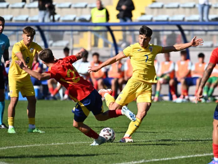 FOTBAL:ROMANIA U19-SPANIA U19, TURNEU PREGATIRE UEFA (15.10.2024)